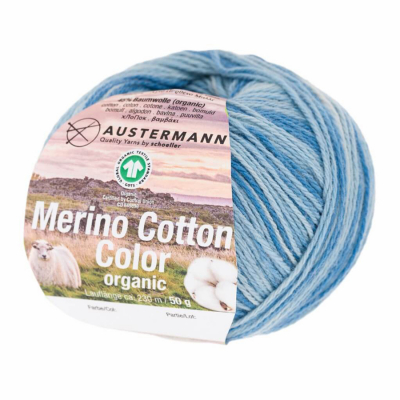 Austermann Merino Cotton Color (GOTS) 50g - Special Offer