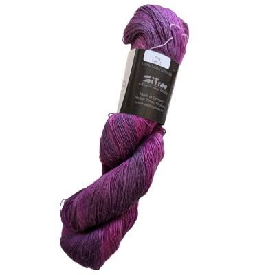Atelier Zitron Traumseide handgefärbt 100g - 145 Fog (beere dunkel)