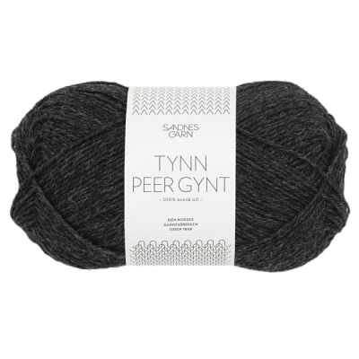Sandnes Tynn Peer Gynt 50g - Coloris 1099 noir - Promotion