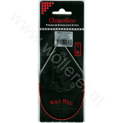 ChiaoGoo KNIT RED Aiguille Circulaire Fixe - 30 cm - 2,75 mm