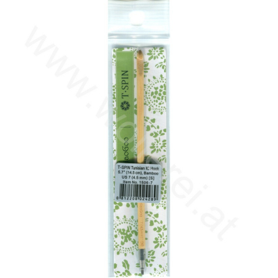 ChiaoGoo T-SPIN BAMBOO - Crochet Tunisien interchangeable - 4,5 mm