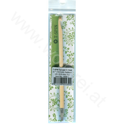 ChiaoGoo T-SPIN BAMBOO - Tunesische Häkelnadel auswechselbar - 5,5 mm