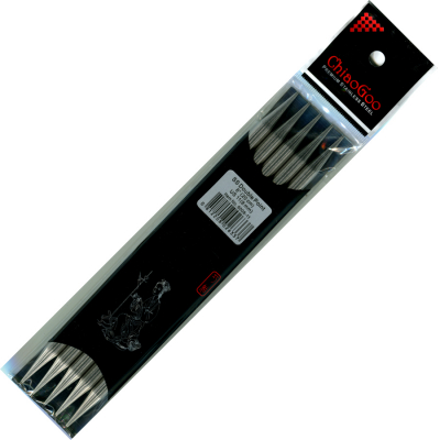 ChiaoGoo Aiguilles Double Pointes Acier 20 cm - 8 mm