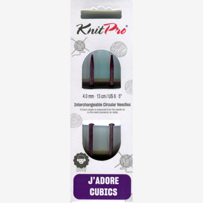 KnitPro JADORE CUBICS Needle Tips - 4 mm