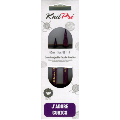 KnitPro JADORE CUBICS Pointes - 8 mm