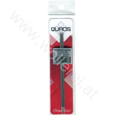 ChiaoGoo QUADS Nadelspitzen 13 cm - SMALL - 3,25 mm