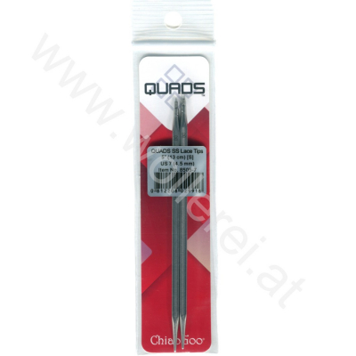 ChiaoGoo QUADS Needle Tips 13 cm - SMALL - 4,5 mm