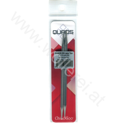 ChiaoGoo QUADS Needle Tips 13 cm - SMALL - 5 mm