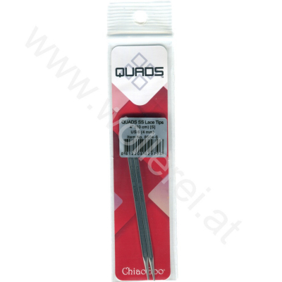 ChiaoGoo QUADS Nadelspitzen KURZ 10 cm - SMALL - 4 mm