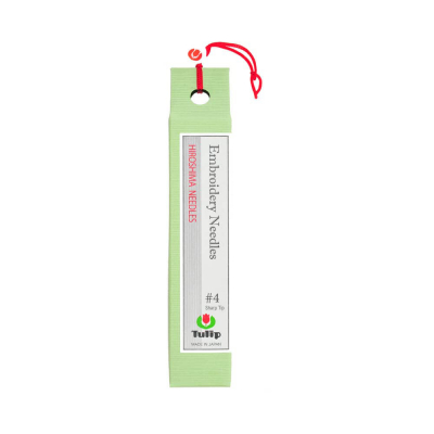 Tulip Sticknadeln - pointe acérée -  No. 4 - 0,91 mm x 42,9 mm - 8 pièces