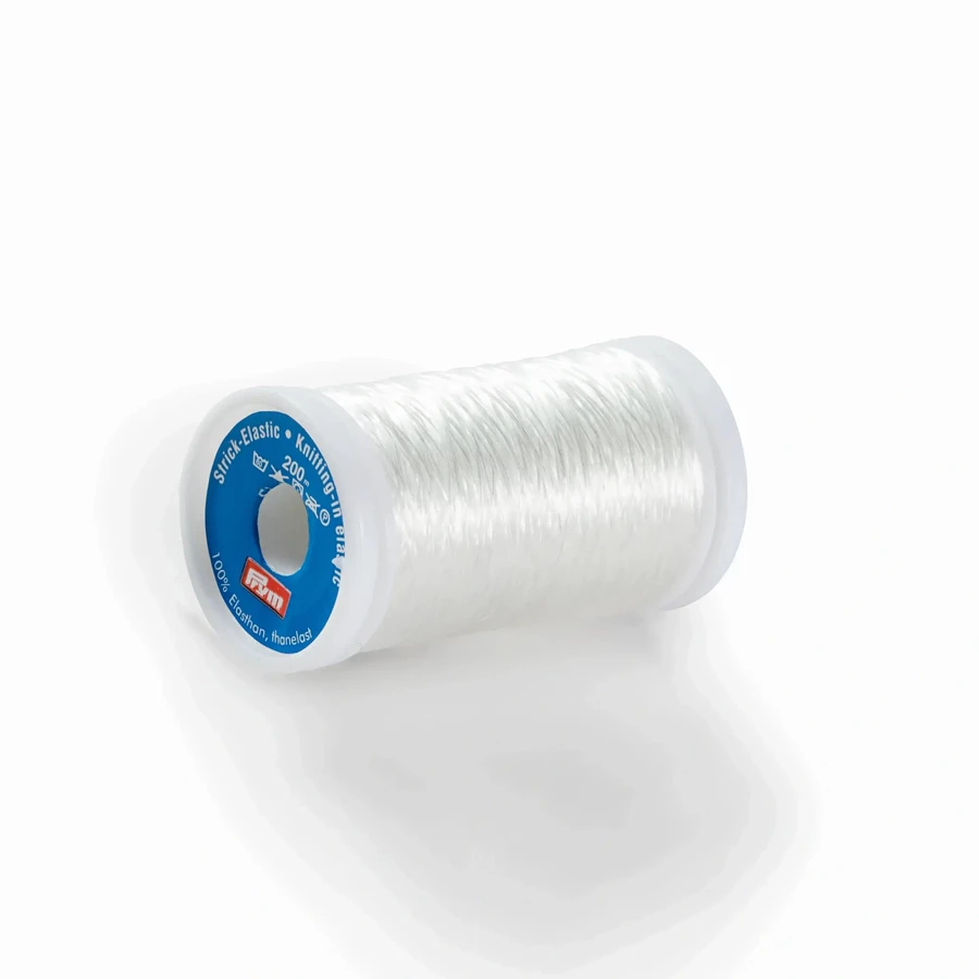 Prym Knitting-in elastic - transparent - 200 m