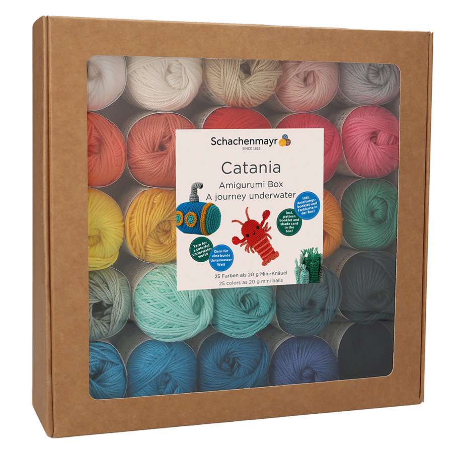 Amigurumi Box - A JOURNEY UNDERWATER Catania - 25 x 20g » Wollerei