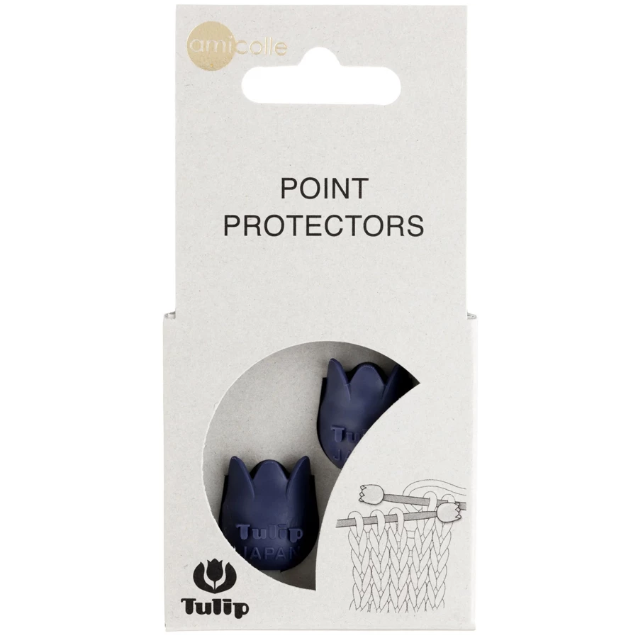 Tulip Point Protectors - LARGE - navy