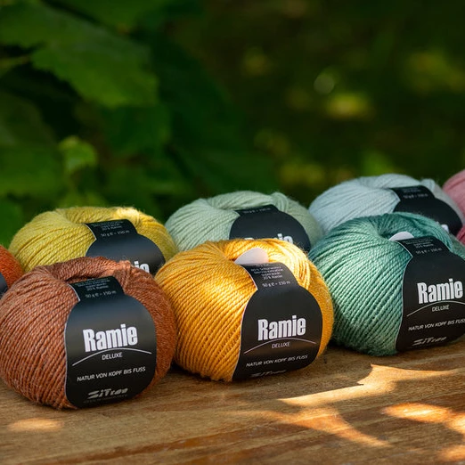 100% naturel : La nouvelle laine Ramie de Luxe d' Atelier Zitron